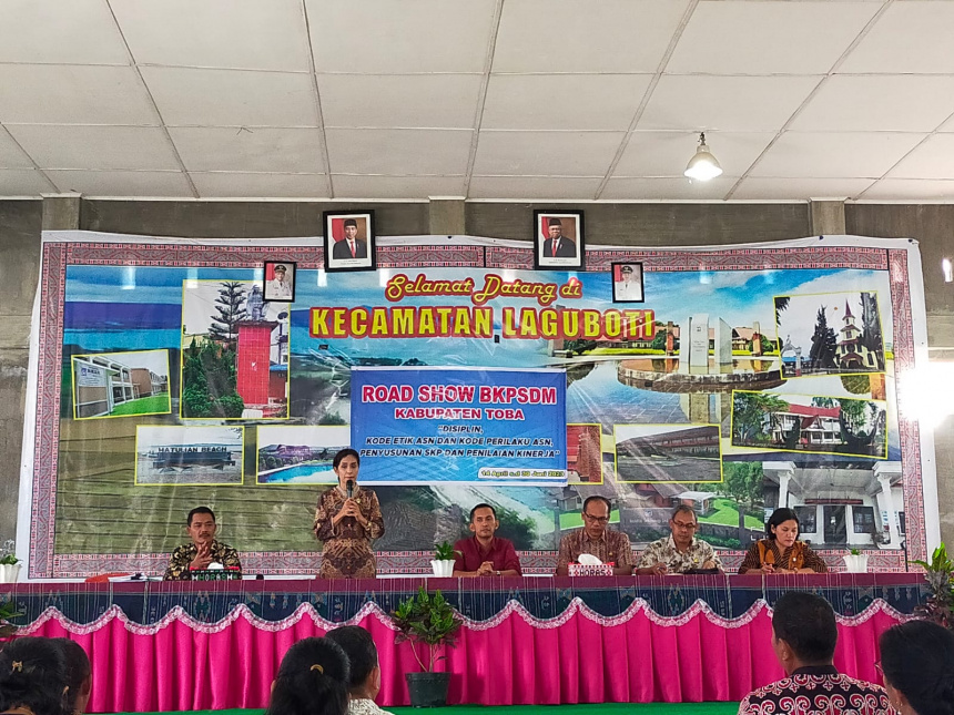 Road Show BKPSDM di Kecamatan Laguboti