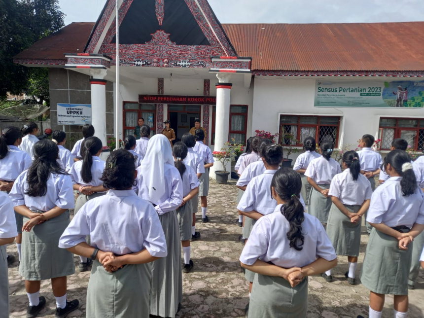 Apel Seleksi Paskibra Kecamatan Laguboti