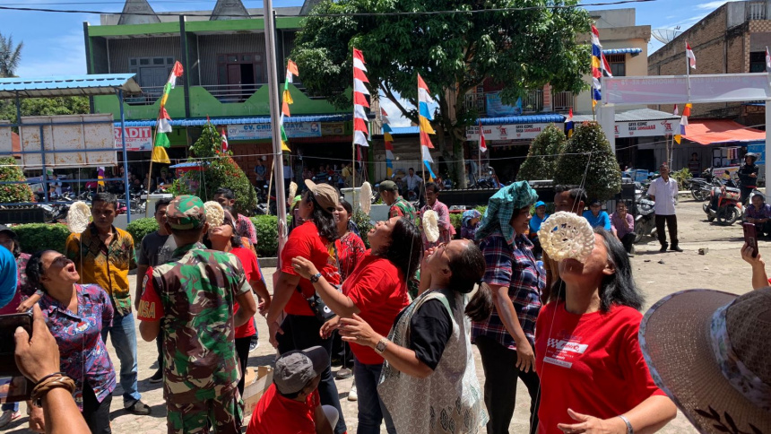 Kecamatan Laguboti selenggarakan Lomba antar Desa memeriahkan HUT RI ke 78