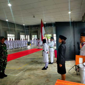 Pengukuhan Paskibra Kecamatan Laguboti