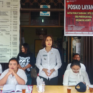 Penetapan Calon Kepala dan Pengundian Nomor Urut Calon Kepala Desa di Kecamatan Laguboti