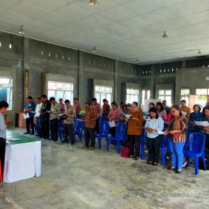 Kebaktian Mingguan di Lingkungan Pemerintah Kecamatan Laguboti