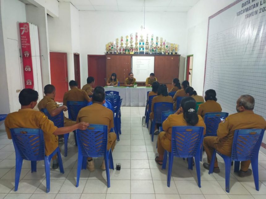 Rapat Koordinasi bersama Sekdes/Seklur se-Kecamatan Laguboti